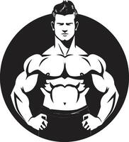 Muskel Metriken Übung Vektor Designs im Bodybuilding getönt Techniken Vektor Kunst zum Bodybuilding und Übung