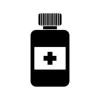 piller ikon vektor. antibiotika illustration tecken. vitaminer symbol eller logotyp. vektor