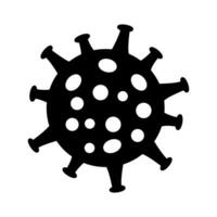 bakterie vektor ikon. mikroorganism sjukdom orsakar illustration symbol. cell cancer tecken. virus logotyp.