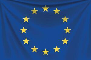 zurück Flagge eurounion vektor