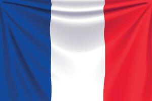 zurück Flagge Frankreich vektor