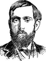 John Dillon, m. P., Jahrgang Illustration vektor