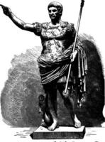 augusti Caesar, årgång illustration vektor