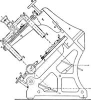 hartmann spektrokomparator diagram årgång illustration vektor