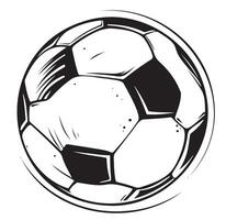 fotboll fotboll boll skiss vektor illustration