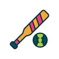 Baseball Symbol. Vektor gefüllt Farbe Symbol zum Ihre Webseite, Handy, Mobiltelefon, Präsentation, und Logo Design.