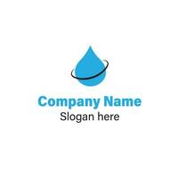 Wasser Unternehmen Logo vektor