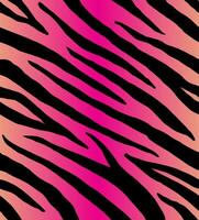 vektor sömlös mönster av rosa zebra tiger skriva ut