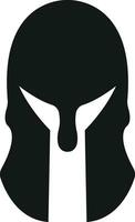 spartanisch Helm Symbol im eben Stil. isoliert auf transparent Hintergrund. verwenden zum Sicherheit griechisch Gladiator Design Elemente Embleme erstellen zum Logo, Etikett, Zeichen, Symbol. Vektor zum Apps und Webseite