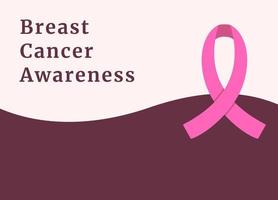 Hintergrund zum Brustkrebsbewusstsein vektor