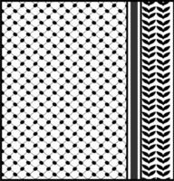 palestina scarf mönster ritad för hand i platt vektor design. illustration begrepp. geometriska.