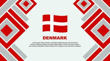 Danmark flagga abstrakt bakgrund design mall. Danmark oberoende dag baner tapet vektor illustration. Danmark