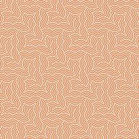 abstrakt geometrisch Orange japanisch überlappend Kreise Linien und Wellen Muster vektor