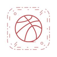 Vektor Basket Ball Symbol