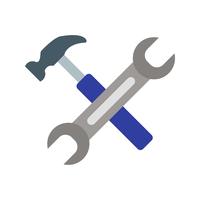 Werkzeuge-Vektor-Symbol vektor