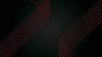 mörk trogen bred abstrakt baner bakgrund med röd rader mönster vektor illustration