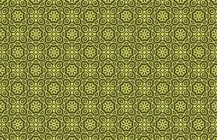 traditionell gul arabicum design mönster vektor