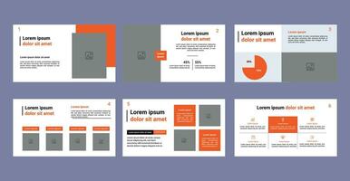 minimalistisches Business Layout Template Design vektor