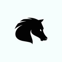 abstrakt Pferd Logo Symbol Design Illustration Vektor