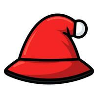 ein Santa claus Hut Vektor Illustration, ein Weihnachten Hut Clip Art
