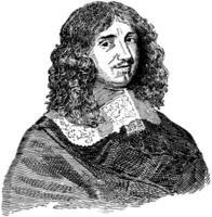 Jean-Baptiste Colbert, Jahrgang Illustration vektor