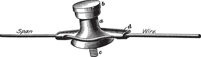 Wagen Suspension, Jahrgang Illustration. vektor