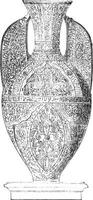 Vase von das Alhambra, Jahrgang Gravur. vektor