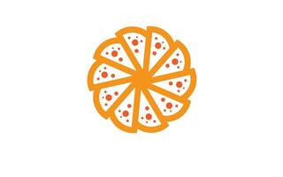 pizza logotyp design fri vektor. vektor