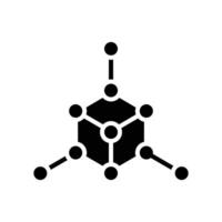 Rahmen Symbol. einfach solide Stil. Wolke, einheimisch, reagieren, Atom, Computer Technologie Konzept. schwarz Silhouette, Glyphe Symbol. Vektor Illustration isoliert.