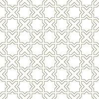 nahtlos geometrisch Muster mit ein Arabisch Stil vektor