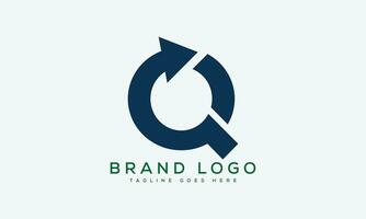 brev q logotyp design vektor mall design för varumärke.