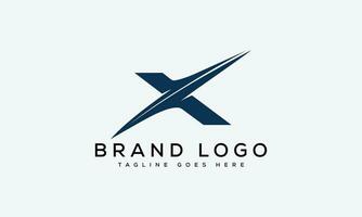 Brief x Logo Design Vektor Vorlage Design zum Marke.