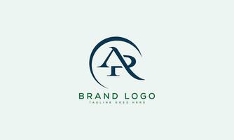 brev ar logotyp design vektor mall design för varumärke.