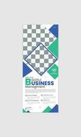 business roll up banner design vektor