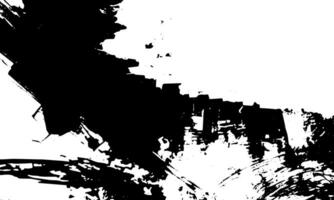 schwarz und Weiß abstrakt Grunge Textur vektor