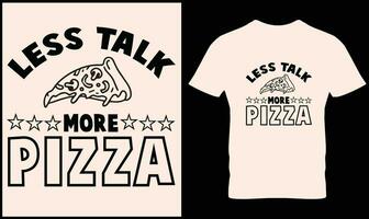 pizza t-shirt design vektor grafisk.