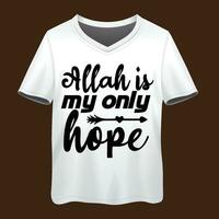 Ramadan Zitat Typografie T-Shirt Design vektor