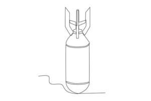 illustration av en kärn bomba vektor