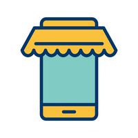 Vektor Online-Shopping-Symbol