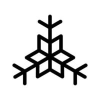 snöflinga ikon vektor symbol design illustration