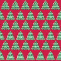 nahtlos Muster mit abstrakt Vektor Hand gezeichnet Weihnachten Bäume. süß Weihnachten Hintergrund. Vorlage zum Design, Stoff, Textil, Mode, drucken, Oberfläche Design, Papier, Abdeckung, Innere Dekor