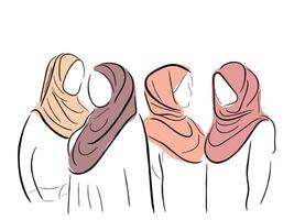 Vektor von Hijab Tag Das ist gefeiert jeder Jahr auf 1 von Februar.
