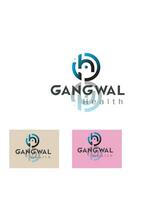 Gangawal Logo herunterladen zum Ihre Unternehmen vektor
