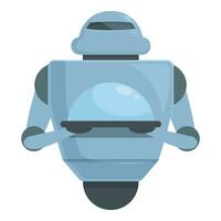 Roboter Bedienung inländisch Symbol Karikatur Vektor. futuristisch Portion Geschäft vektor