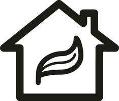 Zuhause Gliederung Symbol Symbol Vektor Bild. Illustration von das Haus echt Nachlass Grafik Eigentum Design Bildv