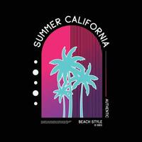 Sommer- Kalifornien stilvoll T-Shirt und bekleidung abstrakt Design. Straße tragen, Vektor drucken, Typografie, Poster
