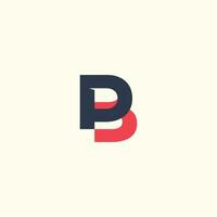 Brief b Logo Design Element Vektor mit modern Konzept