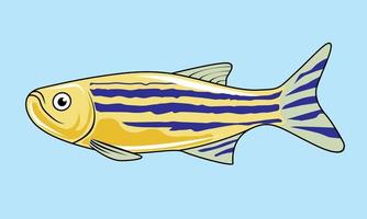 zebrafisk tecknad fisk illustrationer vektor