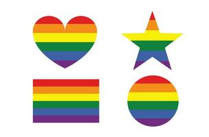 Liebe ist Liebe, lgbt Flagge, Regenbogen Farbe Liebe Symbol, Stolz Monat im Juni, Vektor Illustration.