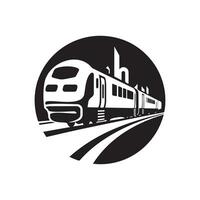 tåg logotyp vektor bilder